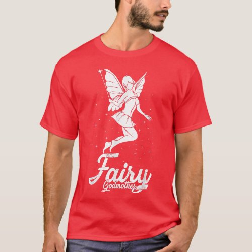 Fairy Godmother Flower Magical Wand Fantasy  T_Shirt