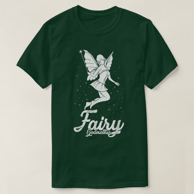Fairy Godmother Godmom 2nd Mom Godparent  T-Shirt (Design Front)