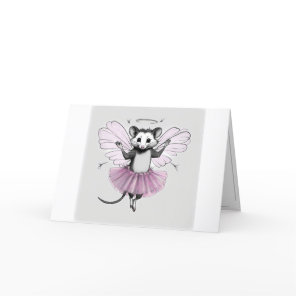 Fairy Godmother Opossum Card