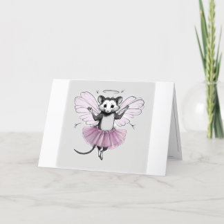 Fairy Godmother Opossum Card