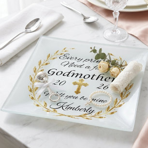 Fairy Godmother Proposal Custom godmother Trinket Tray