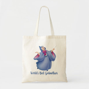 Fairy Godmother   Worlds Best Godmother Tote Bag