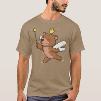Fairy Grizzly Bear Wildlife Mystical Animal Fairy  T-Shirt