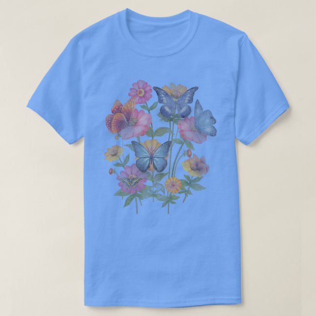 Fairy Grunge Butterfly Fairycore Aesthetic Goth Co T-Shirt (Design Front)