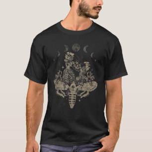 Fairy Grunge Fairycore Aesthetic Skeleton Goth Lun T-Shirt