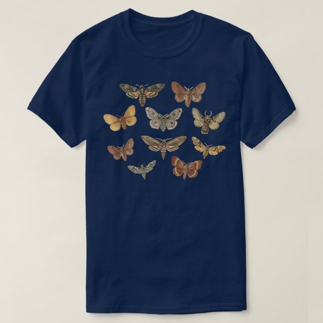 Fairy Grunge Fairycore Esthetic Luna Moth Grunge  T-Shirt (Design Front)