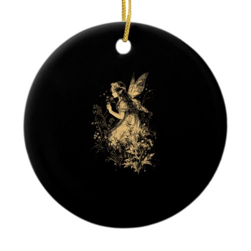 Fairy Grunge Goblincore Cottagecore Fairycore Whim Ceramic Ornament