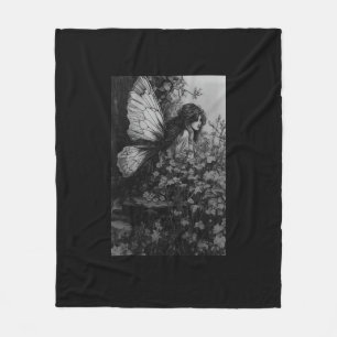 Fairy Grunge Goblincore Cottagecore Fairycore Whim Fleece Blanket