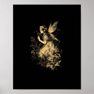 Fairy Grunge Goblincore Cottagecore Fairycore Whim Poster