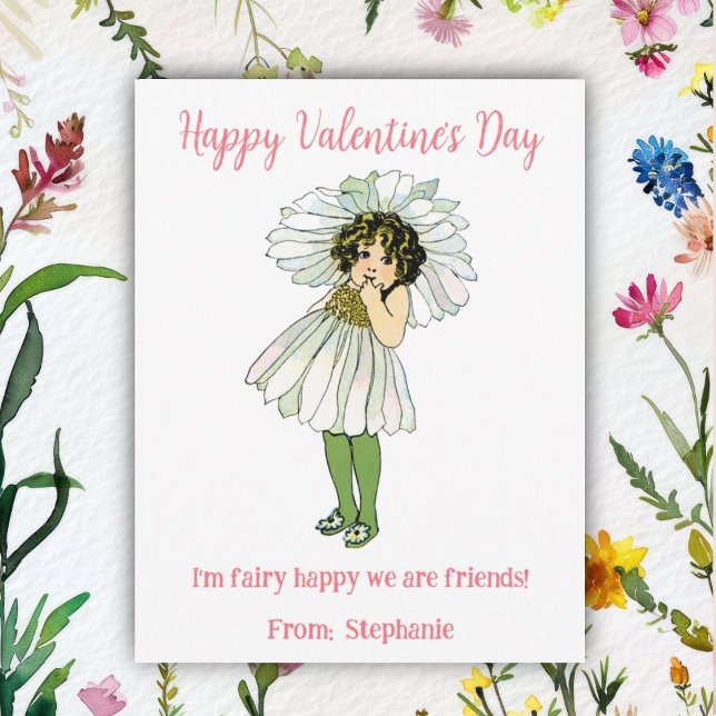 Fairy Happy We're Friends Kids Valentines Day  (Creator Uploaded)