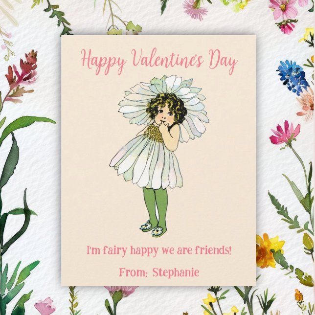 Fairy Happy We're Friends Kids Valentines Day  (Creator Uploaded)