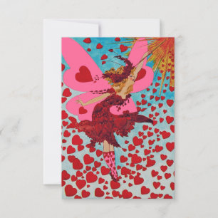 Fairy Hearts CHANGE COLOR ~ Invitations / RSVP