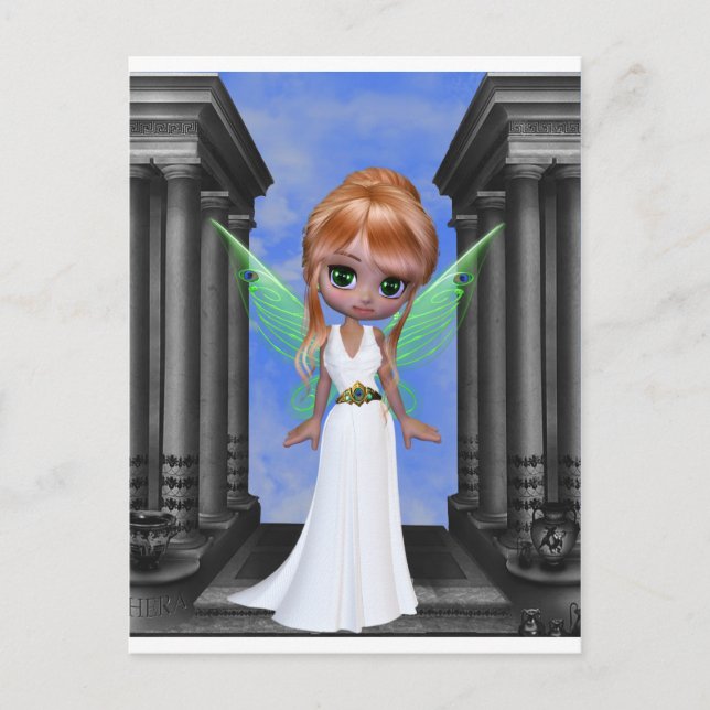 Fairy "Hera" Greek Goddess Postcard (Front)