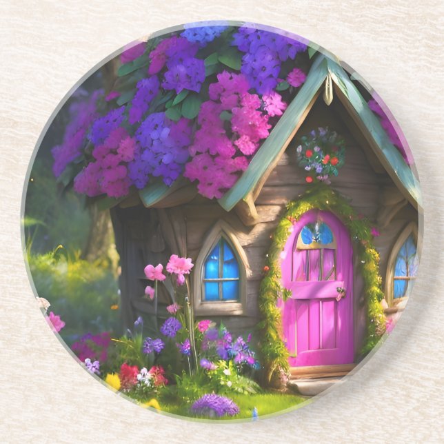 Fairy House Coaster (Front)