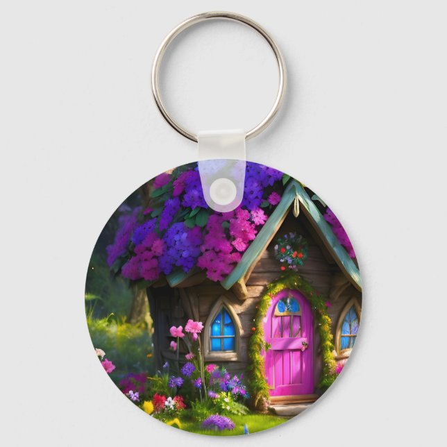 Fairy House Keychain (Front)