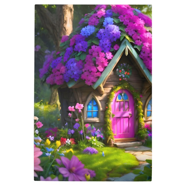 Fairy House Metal Print (Front)