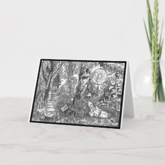Fairy Houses Greeting Card