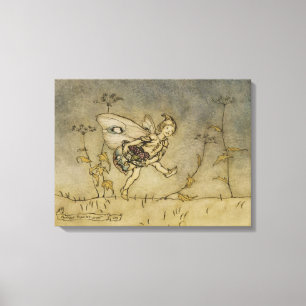 Fairy, illustration from 'A Midsummer Night's Drea Canvas Print