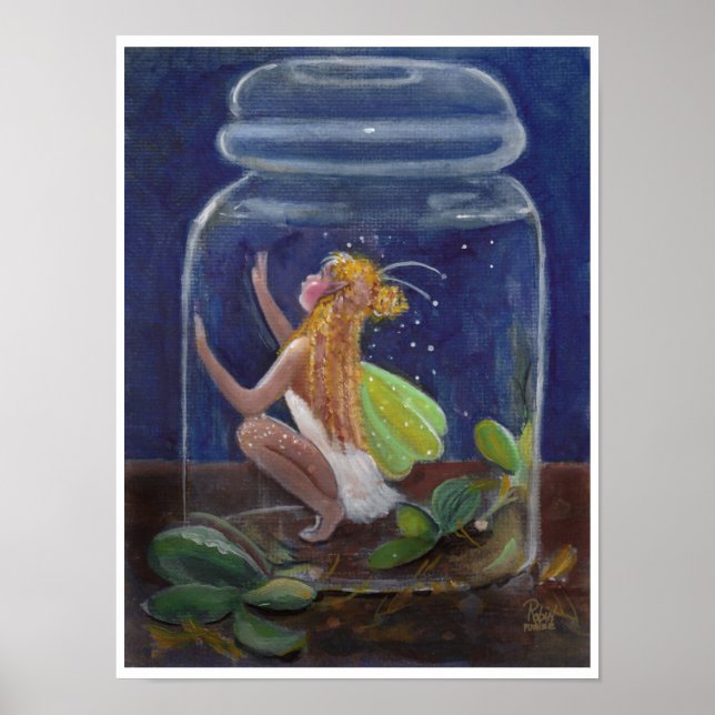 Fairy in a Jar "rescue me" Poster (Front)