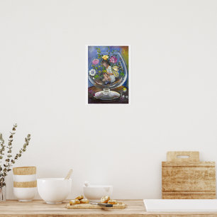 Fairy in a terrarium poster