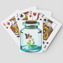 Fairy in Apothecary Jar Classic Playing Cards