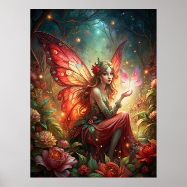 Fairy in red poster (Front)