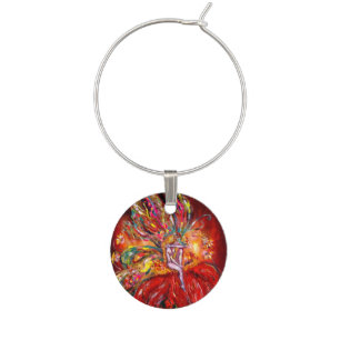 FAIRY IN RED WINE CHARM