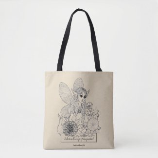 Fairy in the Flowers-Imagination Tote Bag