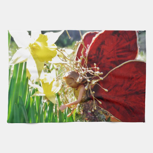 Fairy in the flowers towel (Horizontal)