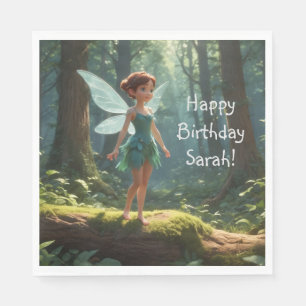 Fairy in the Forest Birthday Napkins