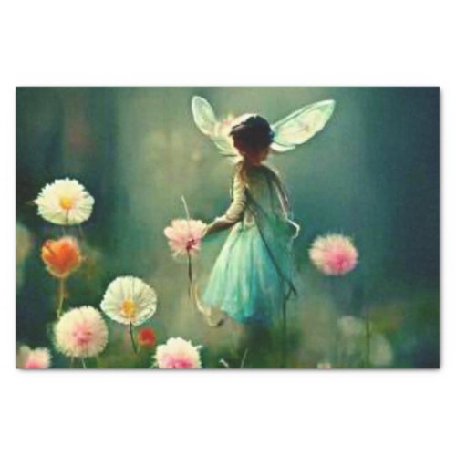 Fairy in the meadow Decoupage Tissue Paper