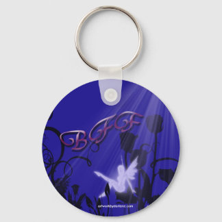 Fairy in the moon light keychain