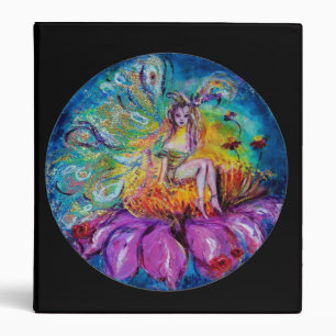 FAIRY IN THE NIGHT blue yellow pink black Binder