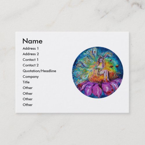 FAIRY IN THE NIGHT BUSINESS CARD