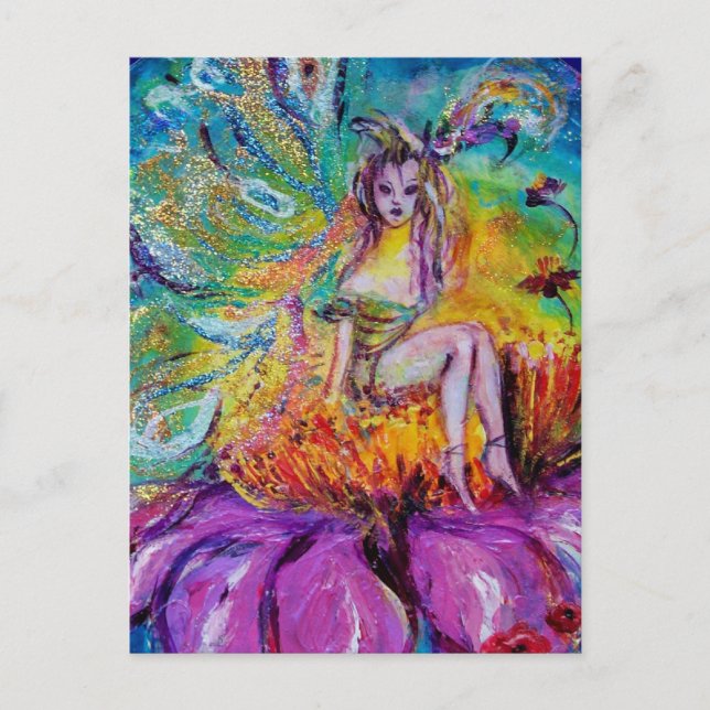 FAIRY IN THE NIGHT detail Postcard (Front)
