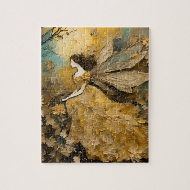 Fairy in Yellow Jigsaw Puzzle (Vertical)
