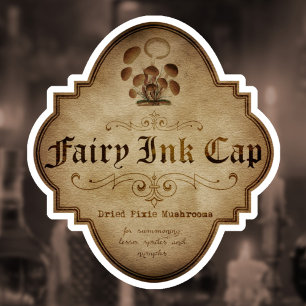 Fairy Ink Cap Apothecary DC Sticker