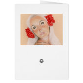 Fairy Intertwined Roses Card (Back)