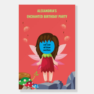 Fairy Kids Sturdy Photo Booth Fun Cut-out Backdrop Foam Board