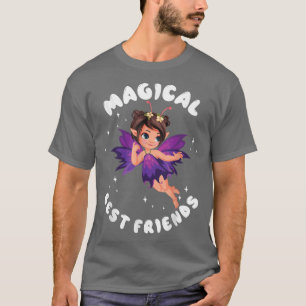 Fairy KidsFor Girls Women Fairy Kids Best Friends T-Shirt