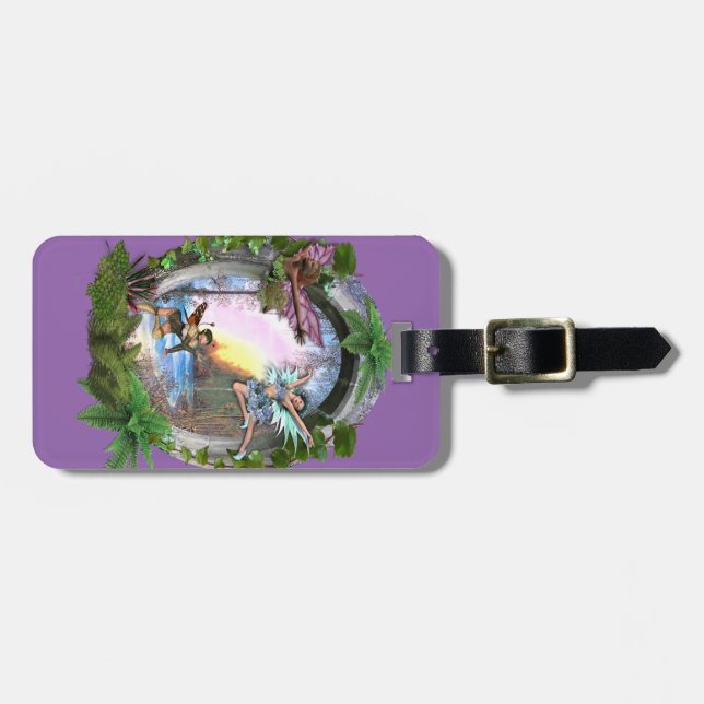 Fairy Kingdom Luggage Tag (Front Horizontal)