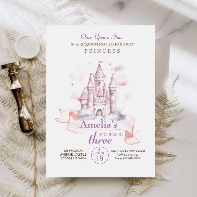 Fairy Kingdom Princess Birthday Party  Invitation (Creator Uploaded)