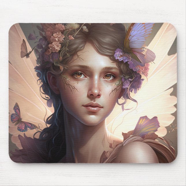 Fairy Lady Fantasy Art Mouse Pad (Front)