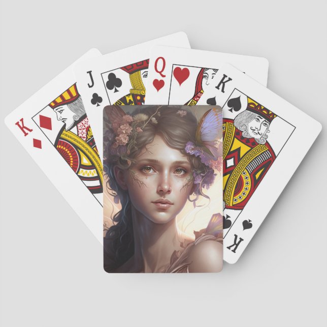 Fairy Lady Fantasy Art Poker Cards (Back)