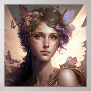 Fairy Lady Fantasy Art Poster