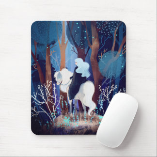 Fairy Lady in a Black Cape Mouse Pad