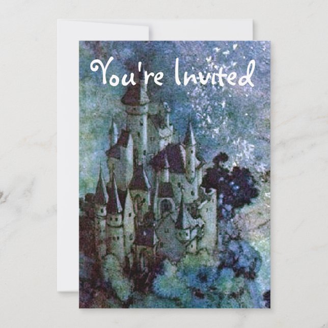 Fairy Land Castle Invitation (Front)
