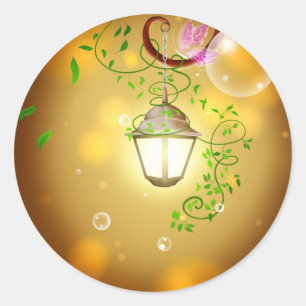 Fairy Lantern Classic Round Sticker