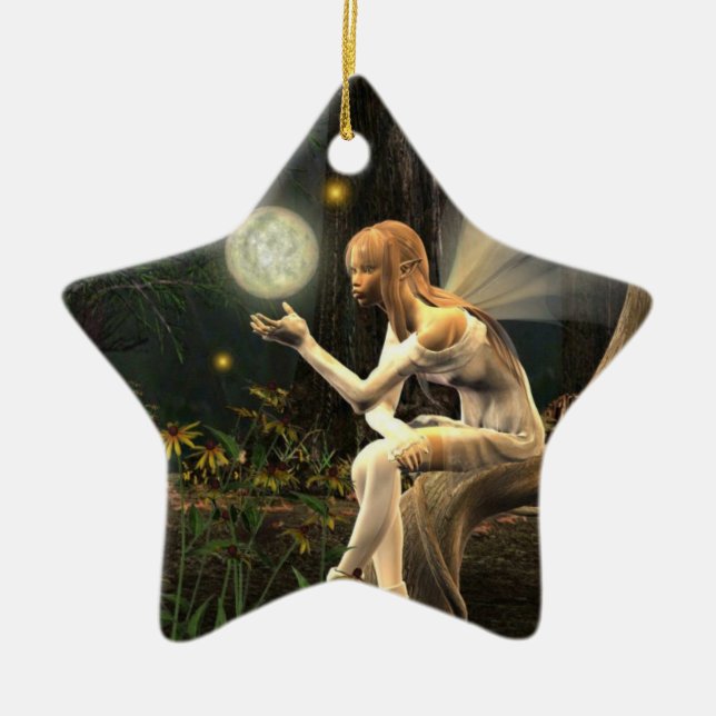 Fairy Light ball Christmas Ornament (Front)