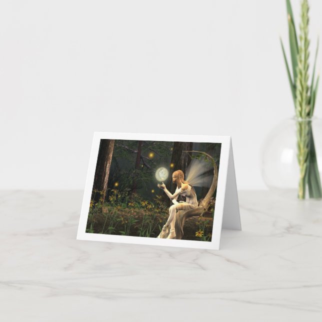 fairy light Ball Note Cards (Front)